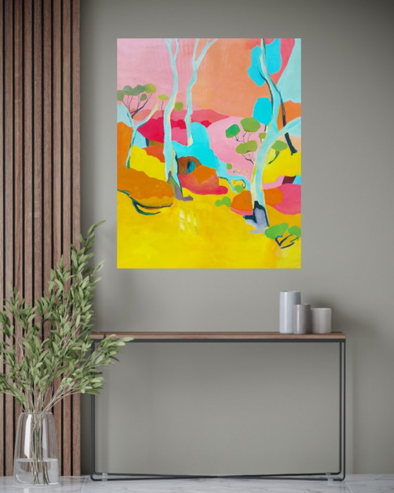 Peinture Acrylique 80x100cm – Objets d'art, Toile (photo 3 of 15)