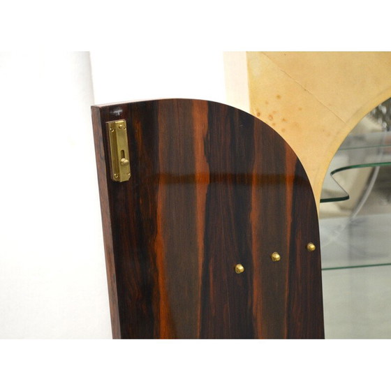 Image 1 of Rosewood vintage bar cabinet by Aldo Tura, Italy 1960s