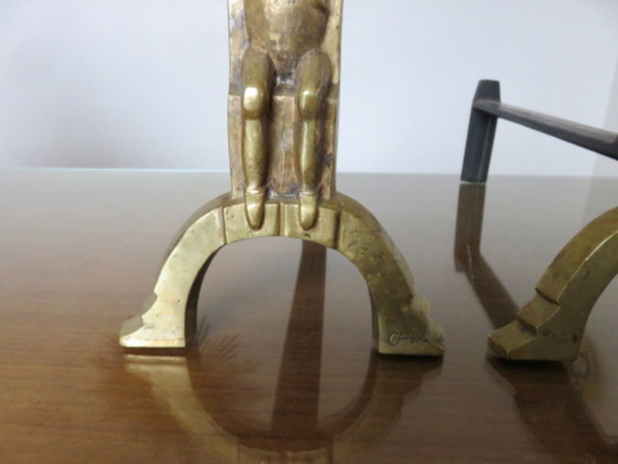 Image 1 of Paire de chenets Anton PRINNER