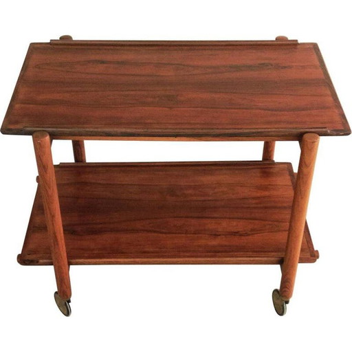 Table de bar modulaire en palissandre Poul Hundevad danois 1960s