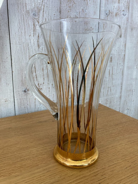 Image 1 of Juego de 6 vasos con jarra a juego.