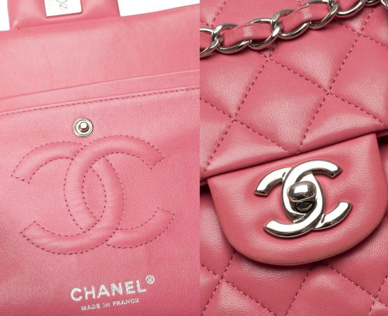 Image 1 of Sac CHANEL Timeless/Classique en Cuir Rose - 101622 