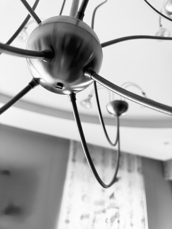 Lampadario sublime in acciaio inossidabile – Lampade a sospensione, Aluminium, Glass (photo 6 of 10)