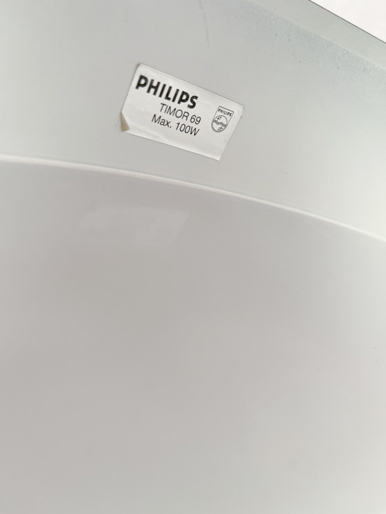 Image 1 of Philips Timor 69 - Lampada da tavolo di Louis Kalff (1970-1980) - Finitura marrone e oro