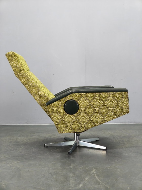 Image 1 of Czechoslovak Mid-Century Reclining Armchair, 1970s