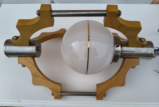 Prachtige Modernariat Design Hanglamp – Hanglampen, Glass, Metal (photo 6 of 10)