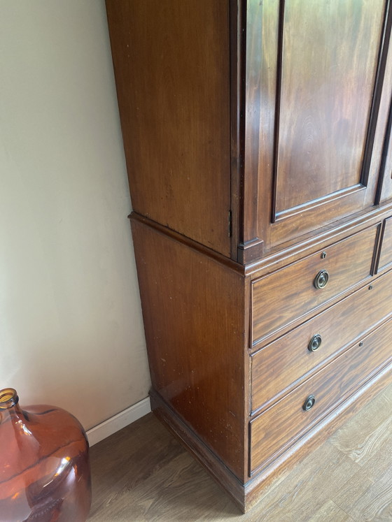 Image 1 of Antique Mahogany Cabinet