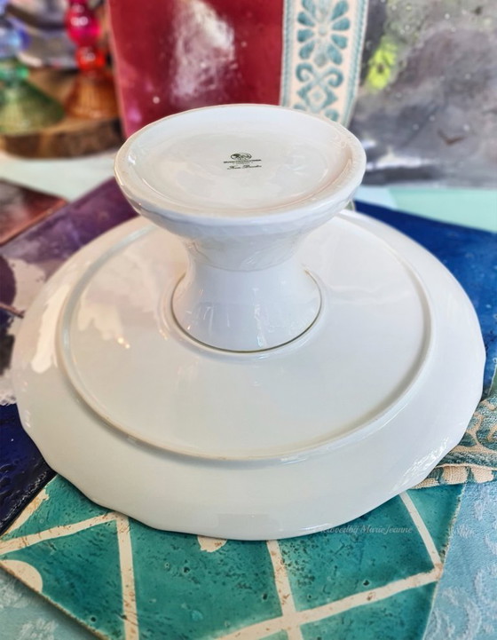 Image 1 of 1 plat en porcelaine Hutschenreuther sur pied, pour gâteau ou pâtisserie
