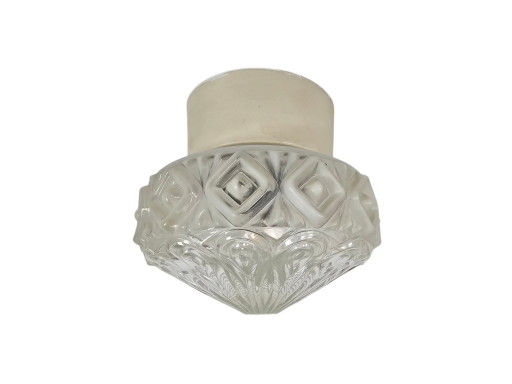 Mid Century - 'Diamond Cut' - flush mount - plafonniere - 70's