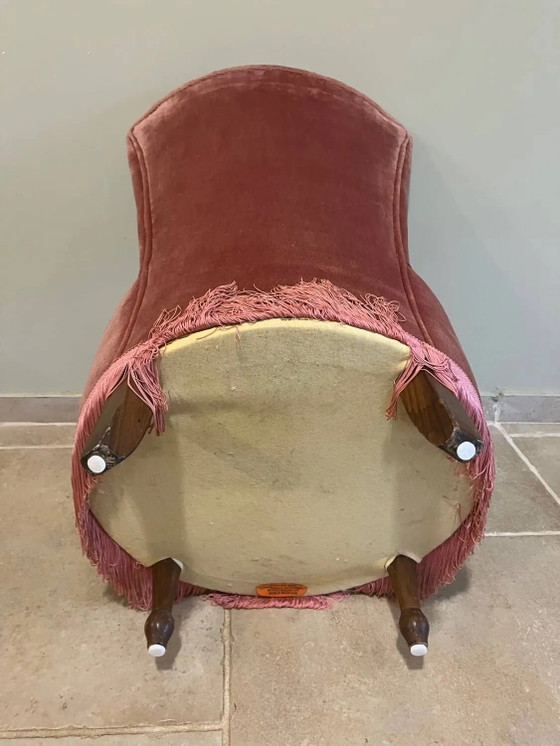 Sedia crapaud rosa – Poltrone, Velvet (photo 9 of 13)