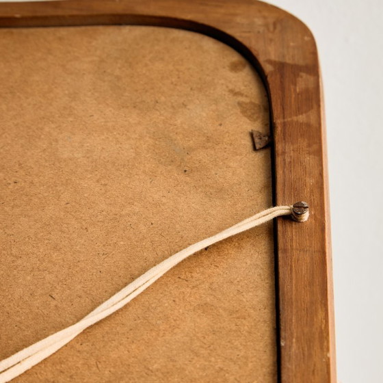 Image 1 of MK11831 Spiegel met teakhouten frame