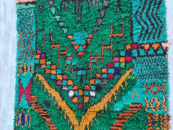 Handgefertigter traditioneller Teppich 250cm x 150cm Marokkanisch – Teppiche & Läufer, Wool (photo 5 of 11)