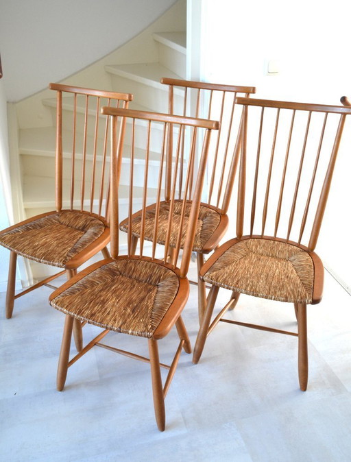 4 x vintage dining chair Arno Lambrecht
