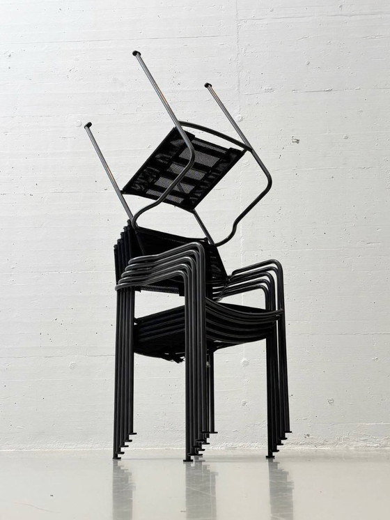 Image 1 of Spaghetti chairs with mesh upholstery by Giandomenico Belotti for Alias