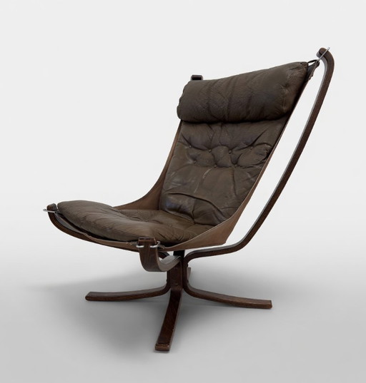 Falcon stoel van Vatne Møbler, Noorwegen, jaren 70.