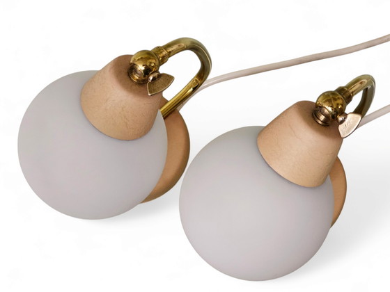 Image 1 of Pair of bedside lamps / table lamps, Mid-Century
