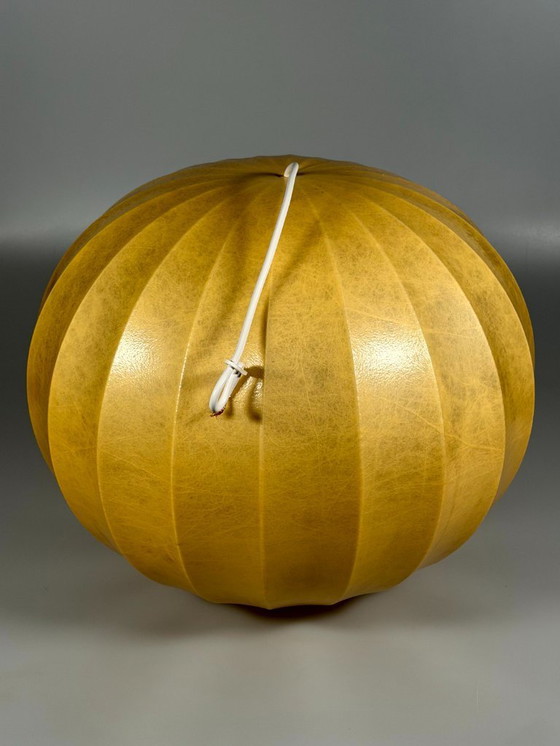 Image 1 of Lampada da soffitto anni '60/'70, lampada a globo "Moon", Goldkant Leuchten Cocoon Design