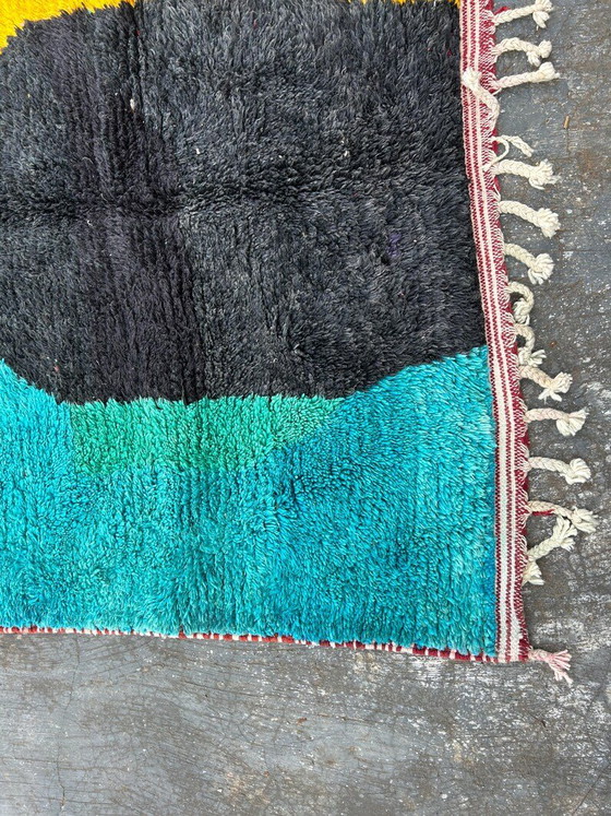 Kleurrijk Handgemaakt Berber Vloerkleed 150/250cm – Vloerkleden en tapijten, Wool (photo 6 of 10)
