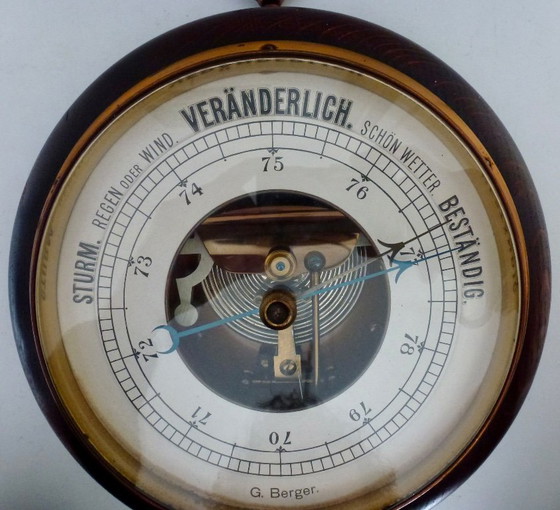 Image 1 of Vintage barometer of the brand G. Berger.