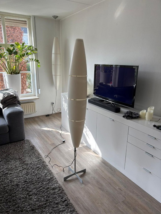 Havana pendant lamp aluminum/white by Foscarini