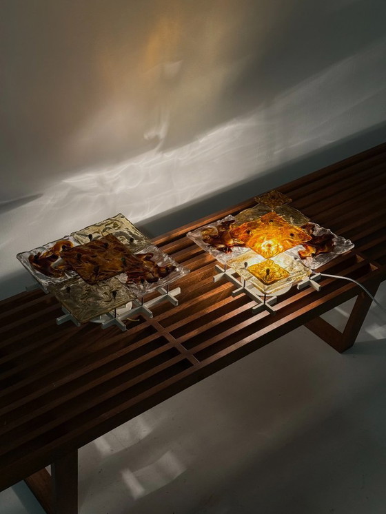 Image 1 of Patchwork wandlampen door Toni Zuccheri voor Venini