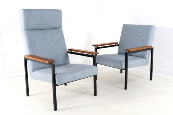 Image 1 of Gijs van der Sluis armchair no. 30 vintage newly upholstered