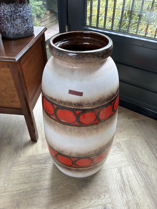 Jarrón de suelo Scheurich vintage de Alemania Occidental, 53 cm