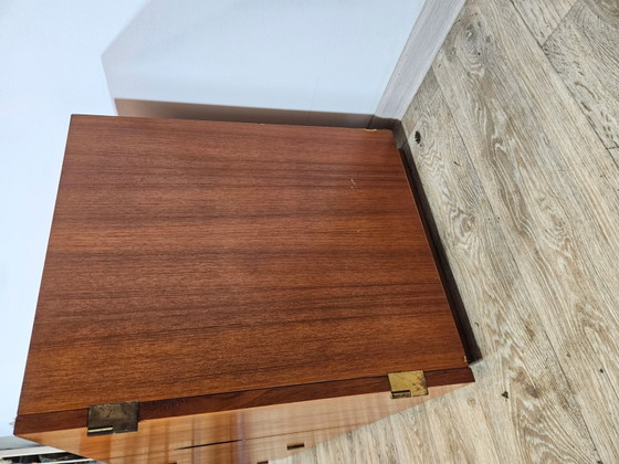 Cassettiera Vintage in Teak, anni '60 – Cassettiere, Brass, Scandinavian (photo 17 of 27)