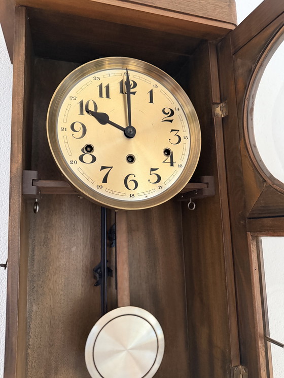 Image 1 of Antieke wandklok meerstemmig slagwerk uitmuntende conditie 