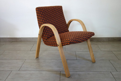 Vintage Bow Wood Steiner armchair, 1950s