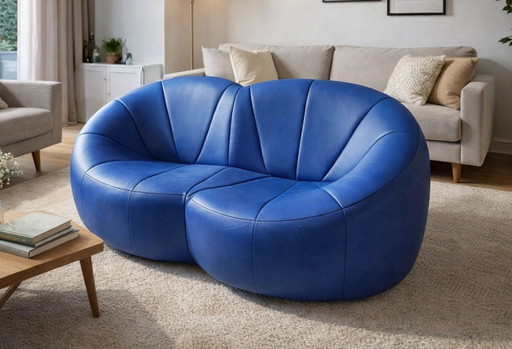 "Pumpkin" sofa by Pierre Paulin.