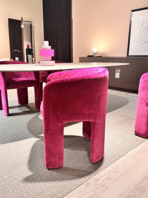 set di 4 sedie di design di lusso Ditre