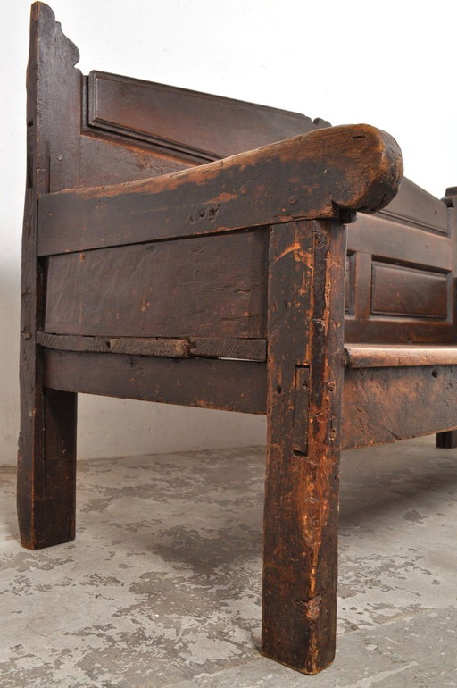 Spanish primitive bench 19th century