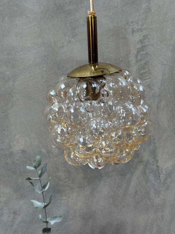 Vintage Design Lamp - Helena Tynell - Bubble Pendant Lamp – Copper, Glass (photo 3 of 10)