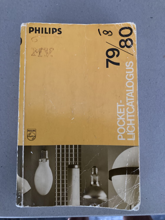 Image 1 of 2x Philips vintage spots wandlampjes (oranje)