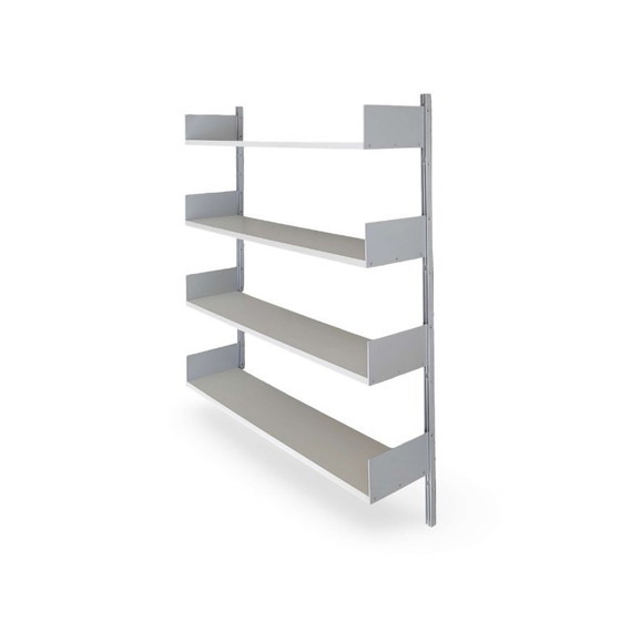 2x Original Dieter Rams 606 Midcentury Wandregal Vitsoe Aluminium – Scaffali a muro, Alluminio (photo 5 of 6)