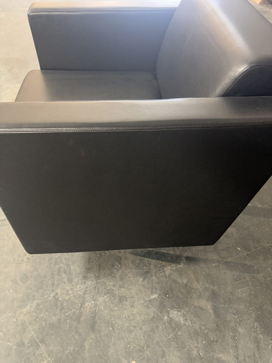 Fauteuils Poltrona Frau d'origine – ensemble d'environ 8 pièces – Leather (photo 7 of 11)