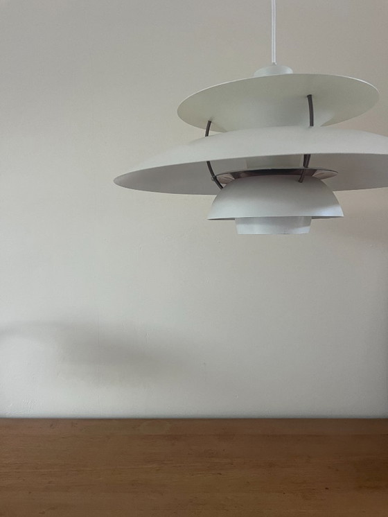 Image 1 of Vintage Louis Poulsen PH5 - Poul Henningsen - zeer goede staat - koperen details