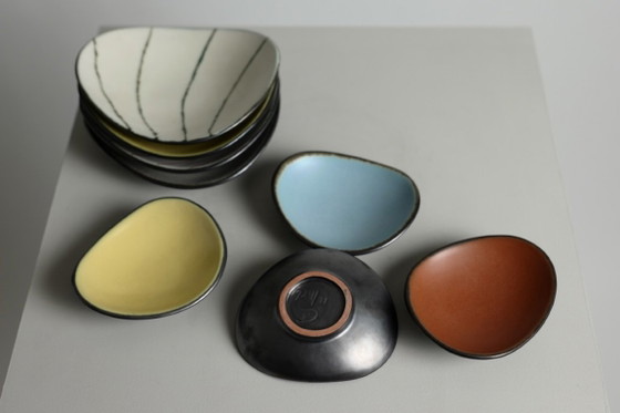 Collezione di otto ciotole in ceramica Fritz van Daalen, Germania, anni '50 – Fritz van Daalen Keramik (photo 4 of 35)
