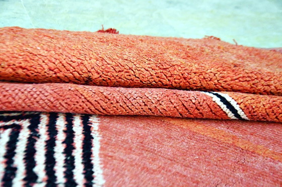 Image 1 of Vintage Marokkaanse Zemmour Vloerkleed - 247 x 132 cm | Blush Tones