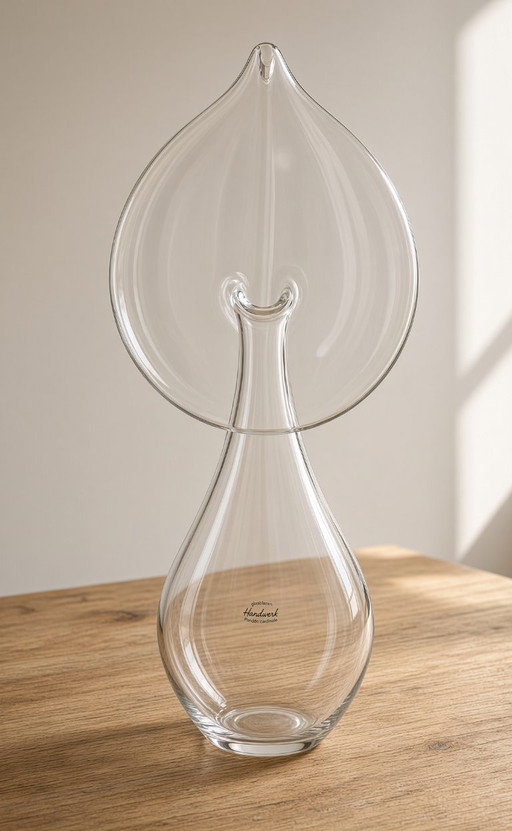 Magnifique vase design en verre soufflé à la main par Gerardo Cardinale