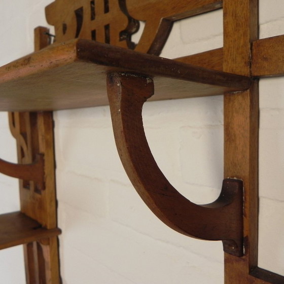 Image 1 of Appendiabiti da parete in stile Liberty, etagere, anni '20