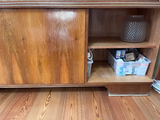 Living Room Cabinet – High Boards, Glass, Wood (photo 12 of 15)