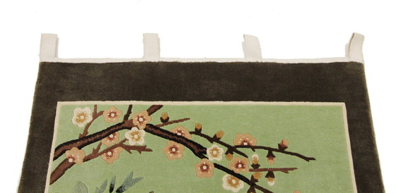 Image 1 of China Pure Silk Hand-Knotted Oriental Rug 125 x 70 cm Excellent Condition