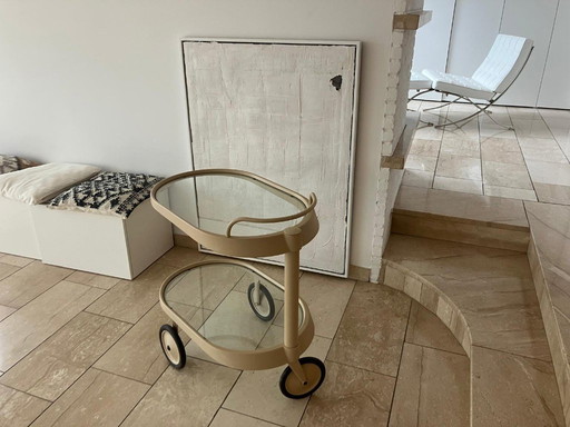 Servierwagen Enzo Mari Limited Edition Emsta 1980 Designermöbel Alessi