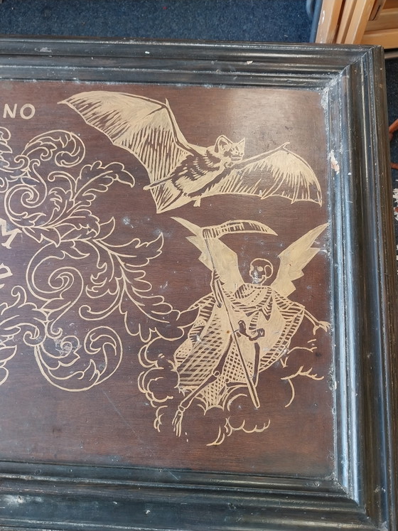 Image 1 of 1 x Ouija board coffee table folk art handmade