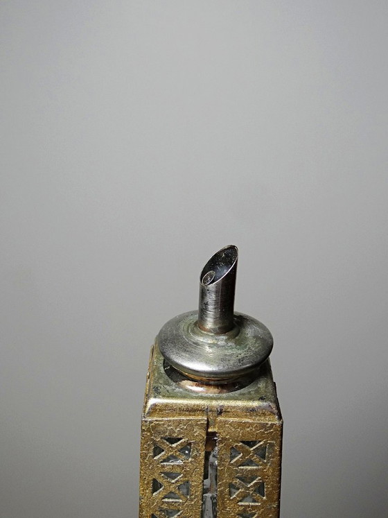 Image 1 of Large Eiffel Tower bottle, musical "Le Fiacre" vintage Japanese collection
