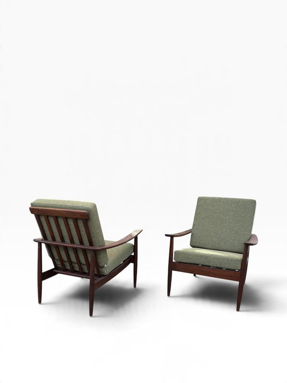 Set skandinavischer Loungesessel aus den 1960er Jahren, Verstellbarer relaxsessel, Scandinavian (Foto 6 von 7)