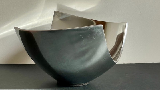 Image 1 of COUPE à Fruits Métal Poli VINTAGE