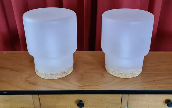 Image 1 of 2x IKEA Sinnerlig años 80
Lámpara de mesa de vidrio esmerilado